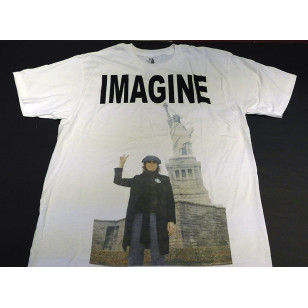 John Lennon - Imagine Peace Official Fitted Jersey T Shirt ( Men S) ***READY TO SHIP from Hong Kong***